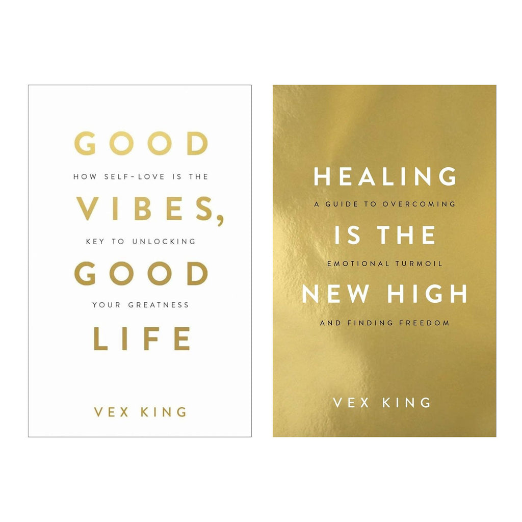 Good Vibes, Good Life + Healing is the New High Combo Set (2 Books) - BookAla