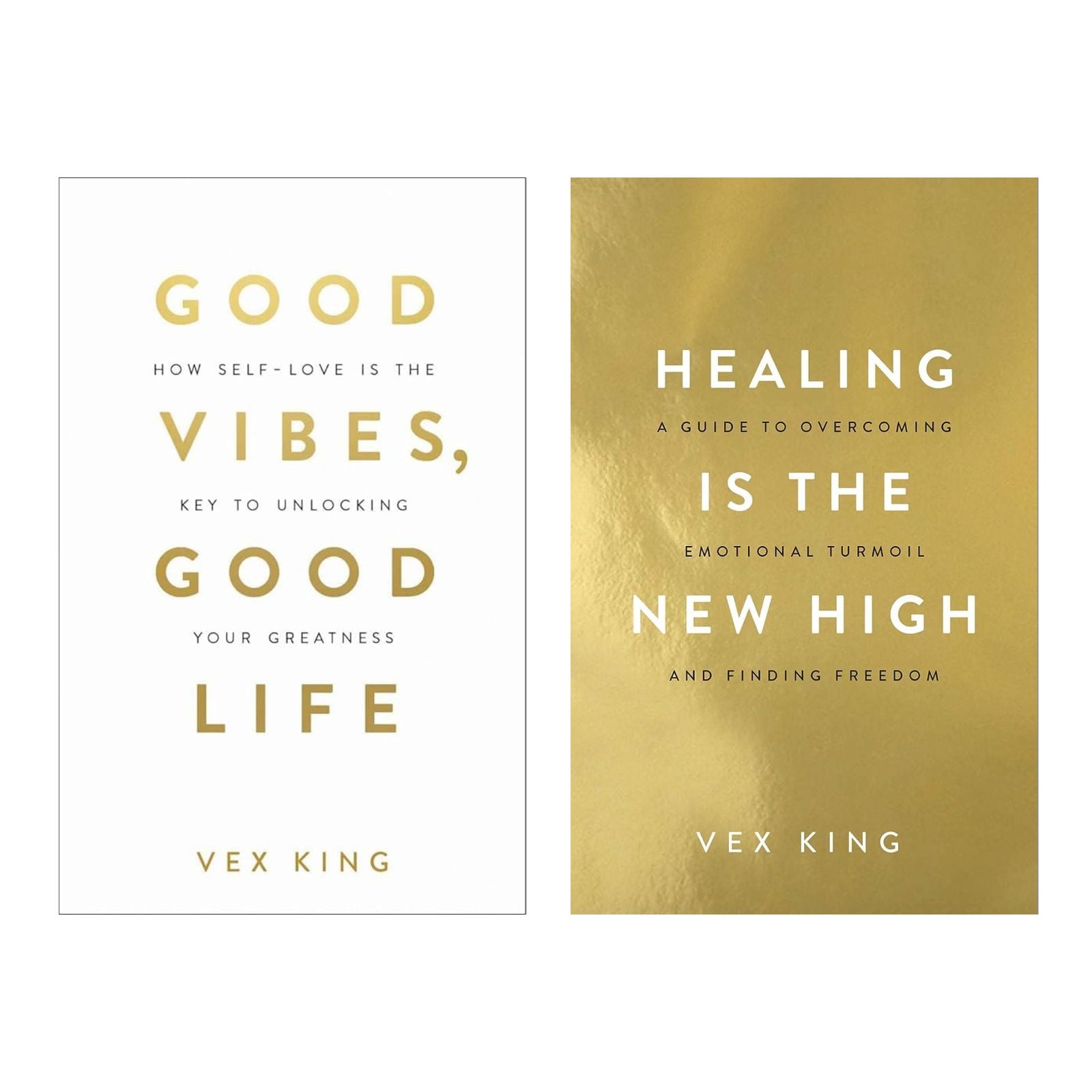 Good Vibes, Good Life + Healing is the New High Combo Set (2 Books) - BookAla